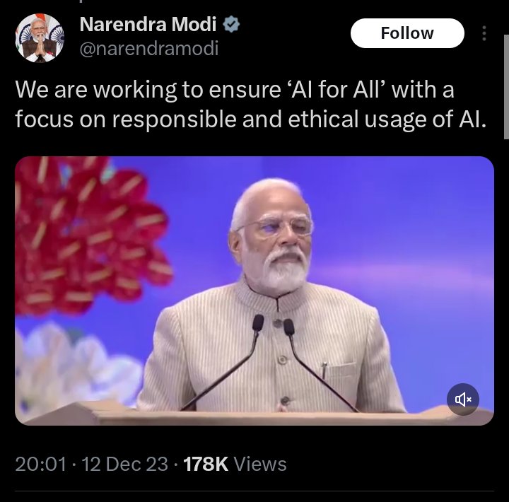 𝐀𝐈 Bole Toh '𝐀𝐝𝐚𝐧𝐢 𝐈𝐧𝐝𝐮𝐬𝐭𝐫𝐢𝐞𝐬'

We are working to ensure 'Al for All' with a focus on responsible and ethical usage of Al.

#VasundharaRaje #RajasthanCM #RajasthanNewCM #DeputyCM