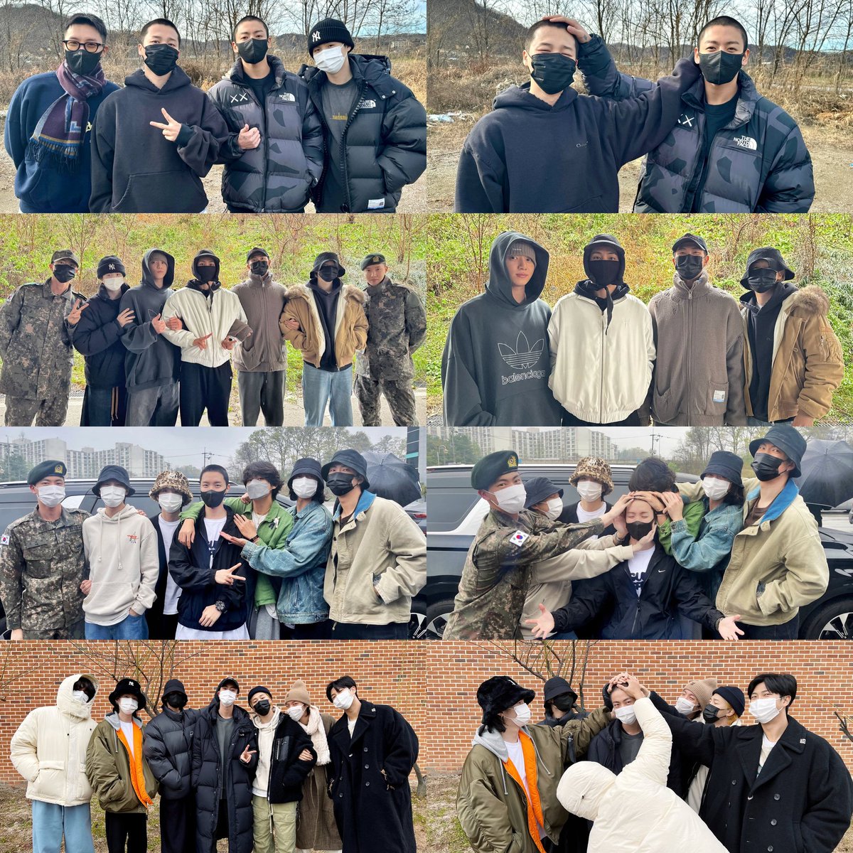 [🚨] - Ida e retorno do BTS no alistamento.

🐹 13/12/2022 - 12/06/2024
🐿️ 18/04/2023 - 17/10/2024
🐱 22/09/2023 - 21/06/2025
🐨🐻 11/12/2023 - 10/06/2025
🐥🐰 12/12/2023 - 11/06/2025