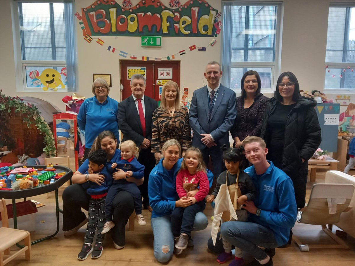 earlyyearsorg's tweet photo. This morning, Audrey Rainey, , extended a warm welcome to Mr. Ronnie Armour, Deputy Permanent Secretary for Education, accompanied by Linda Drysdale and David Kelly from the Department of Education NI. Together, they explored the heart of learning at Bloomfield Playgroup. 🎉 https://t.co/2HAuW0EK2A