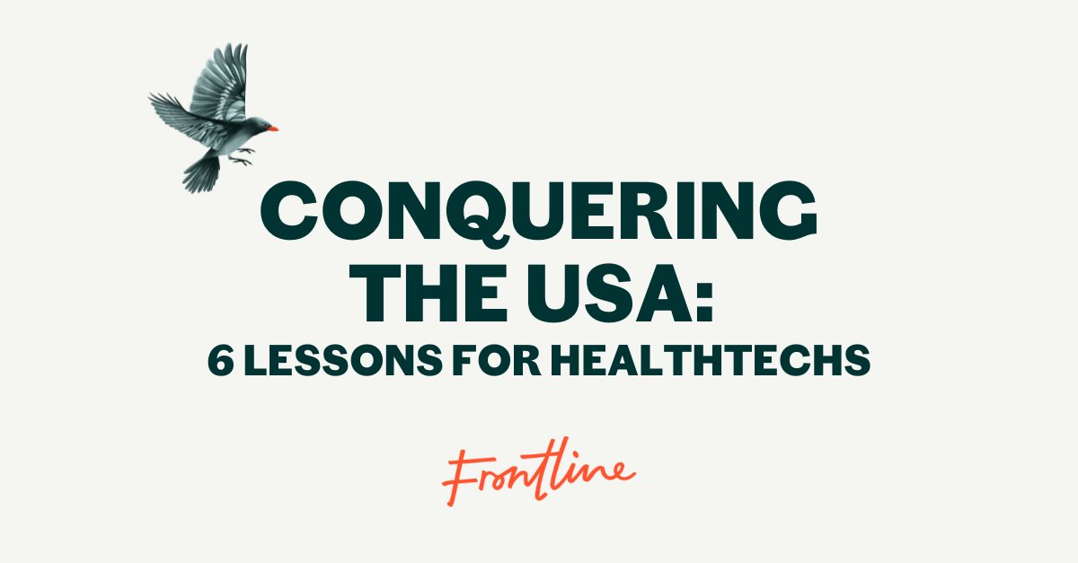 Among Europe's top 25 B2B healthtechs, 52% have expanded to the US. International expansion is hard for any company, but the leap is *especially* nuanced for health firms. So here are 6 ways they can hit the ground running in the States👇 frontline.vc/blog/us-expans…