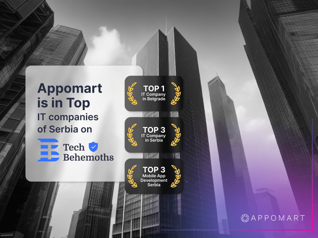 🚀 Appomart soars to the Top 3 IT companies in Serbia on TechBehemoths! We're also leading the charge in Belgrade at No. 1 and maintaining top positions in Mobile App &amp; Web Dev services.

👉 Experience the excellence: techbehemoths.com/company/appoma…

#Appomart #TechLeaders #Innovation