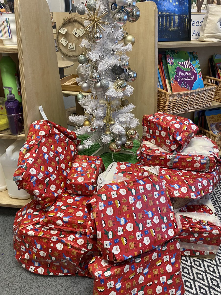 That’s a wrap!! Today we have helped our elf by showing him how to wrap presents. So much learning and development in this fun activity. We certainly worked as a team to get the job done! And just look under our tree. #eyfsmagic #itsnearlychristmas <a href="/mesne_lea/">Mesne Lea</a>