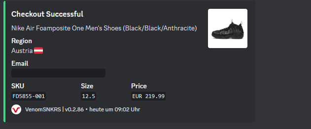 1 of 3 Stock😅
B: <a href="/VenomSNKRS/">VenomSNKRS</a> 
P:  <a href="/VenomSupply/">VenomSupply</a> 
CG: <a href="/Venom_Cooks/">VenomCooks</a>