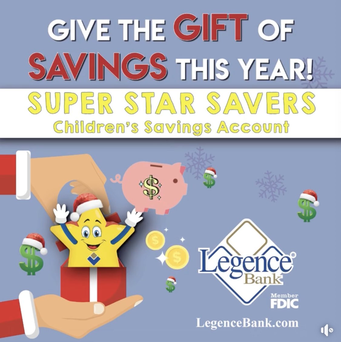 Legence Bank (@legencebank) on Twitter photo ๐๐๐๐ the ๐พ๐๐ฝ๐ of ๐๐๐๐๐๐!
We want to build ๐๐๐๐๐ ๐๐๐๐ ๐๐๐๐๐๐ this holiday season at ๐๐๐ ๐๐ง๐๐ ๐๐๐ง๐ค!
Open a ๐๐๐๐๐๐๐๐'๐ ๐๐๐๐๐๐๐ ๐๐๐๐ with:
Competitive Interest
No Monthly Fees
No Minimum Balance
LegenceBank.com ๐๐๐๐ the ๐พ๐๐ฝ๐ of ๐๐๐๐๐๐!
We want to build ๐๐๐๐๐ ๐๐๐๐ ๐๐๐๐๐๐ this holiday season at ๐๐๐ ๐๐ง๐๐ ๐๐๐ง๐ค!
Open a ๐๐๐๐๐๐๐๐'๐ ๐๐๐๐๐๐๐ ๐๐๐๐ with:
Competitive Interest
No Monthly Fees
No Minimum Balance
LegenceBank.com