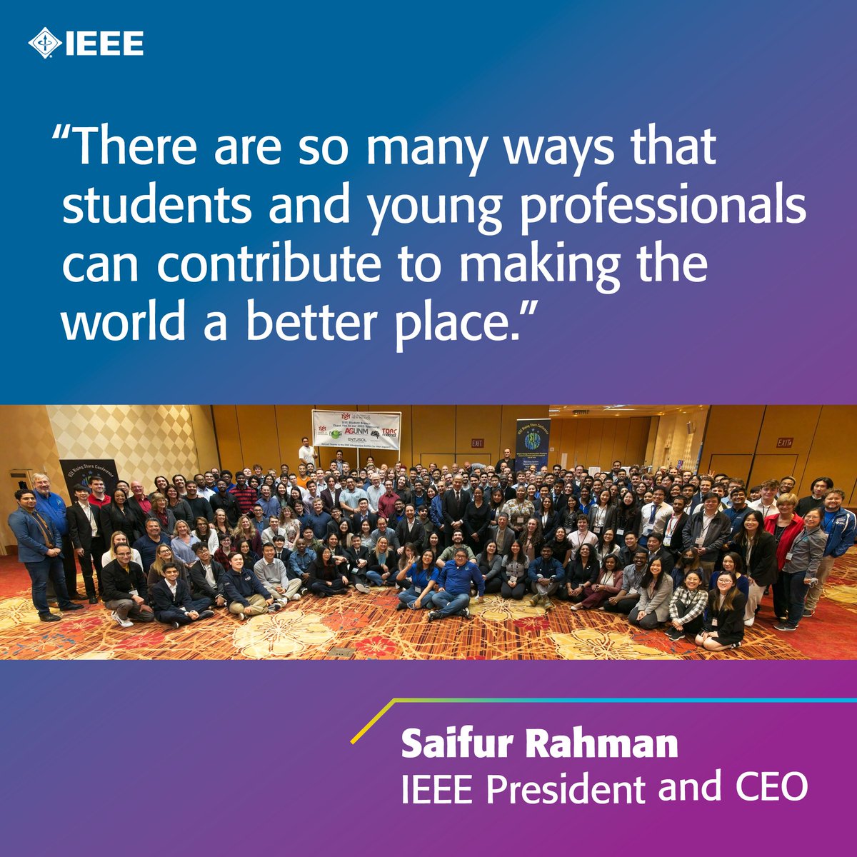 I am grateful to discover how passionate young professionals are about climate change and sustainability issues. Let's continue working together to improve lives through technology. bit.ly/3Nqg4K2