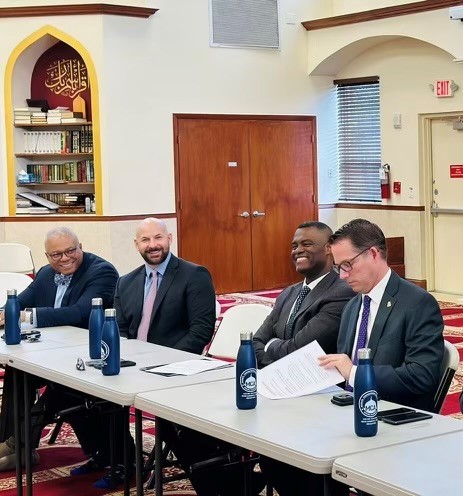 The U.S. Attorney, FBI, & Special Counsel met with Muslim religious leaders to discuss efforts to prevent hate crimes. @TheJusticeDept