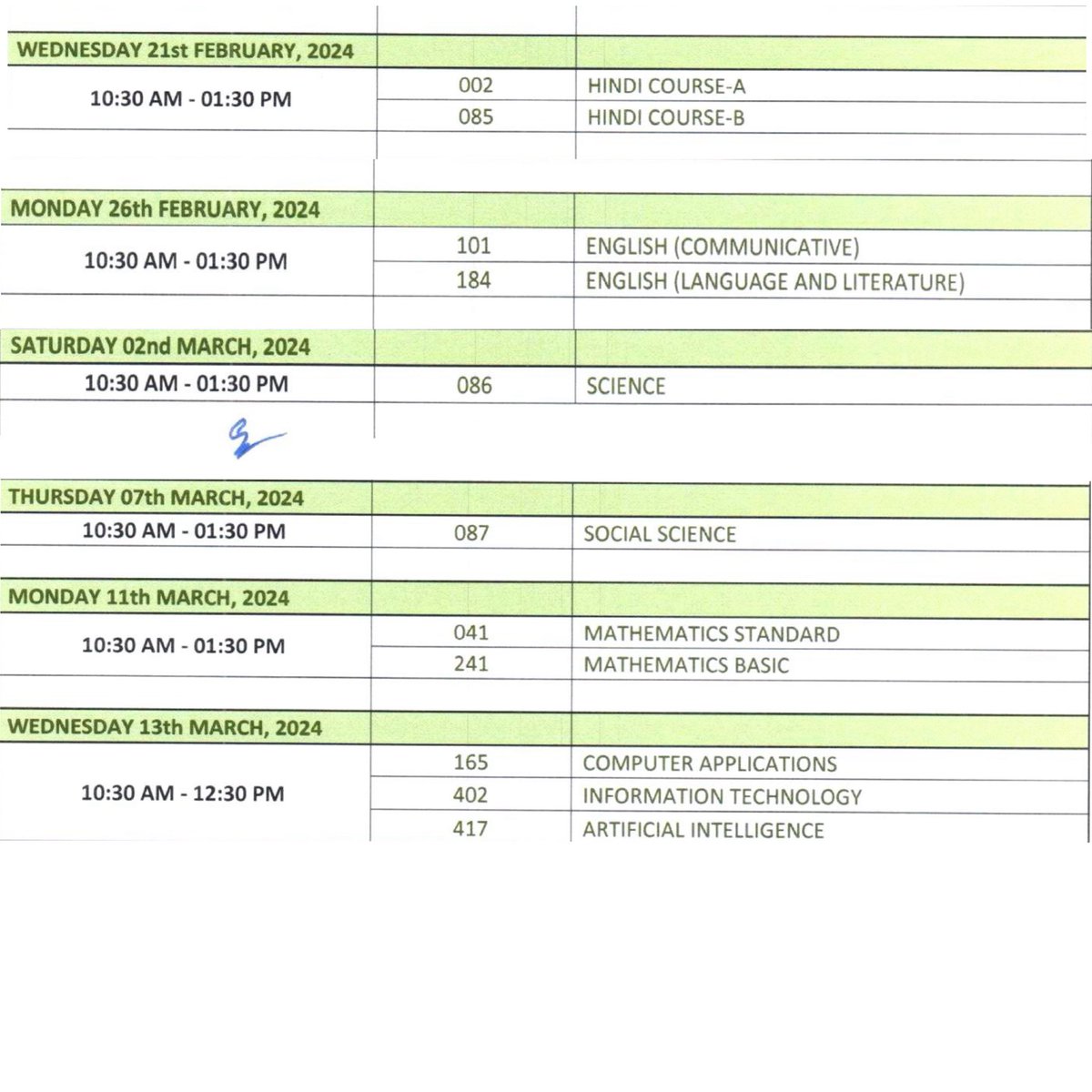10m_oh's tweet image. #CBSEDateSheet