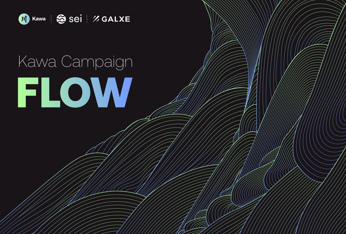 Dive into #Flow, Kawa's exciting pre-launch campaign! 🌊 Complete simple tasks on Kawa's @Galxe space and win an exclusive Kawa NFT! 🚀 Plus, unlock even greater rewards in the upcoming phase 2 #StayLiquid #KawaFinance #Sei #DeFi Explore more 👇 link.medium.com/EnH56WfptFb