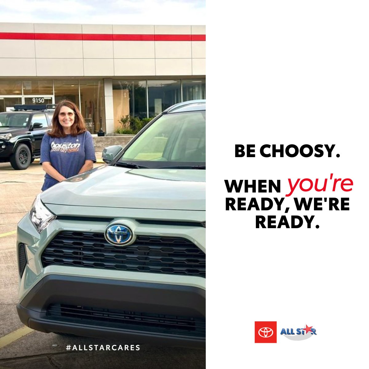 AllStarToyota's tweet photo. Ms. Magee is electrifying the holiday season with her 2023 Toyota RAV4 Hybrid XLE from All Star Toyota of Baton Rouge! โก๐ Experience the perfect blend of ruggedness and efficiency. #HybridMagic #AllStarSelection #LetsGoPlaces
๐ธ Salesperson: Emmanuel Povadora https://t.co/HRTUlk8AXz