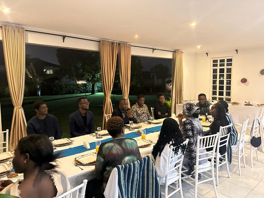 Incredible dinner hosted by @ZainabHawa, Director General of the UN in Africa. Empowering conversations with Sierra Leonean youth, igniting a fire to advocate for a brighter future. #YouthEmpowerment #Inspiration