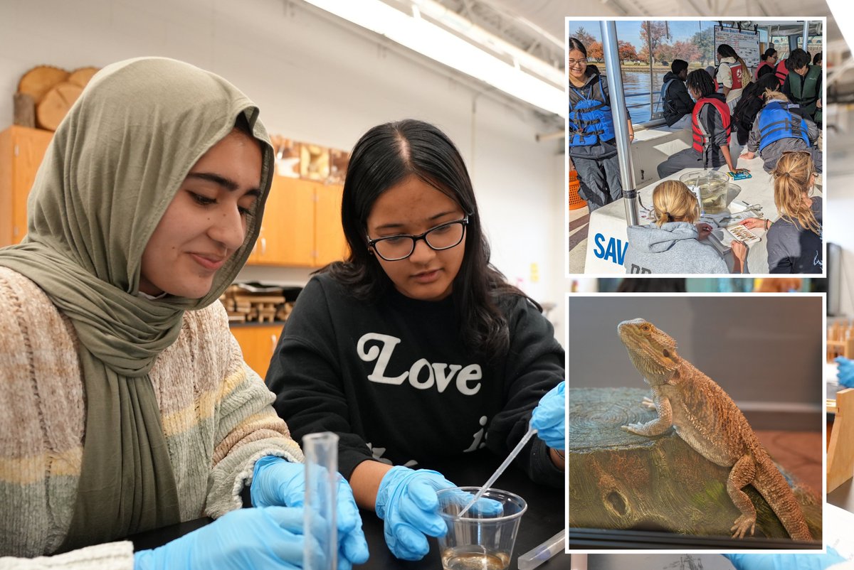 There is no limit to learning opportunities at PWCS! The Environmental and Natural Sciences specialty program at Freedom High School emphasizes science research that makes use of the on-site greenhouse, aquarium, and wet pond.

For more information ⬇️
pwcs.edu/academics___pr…