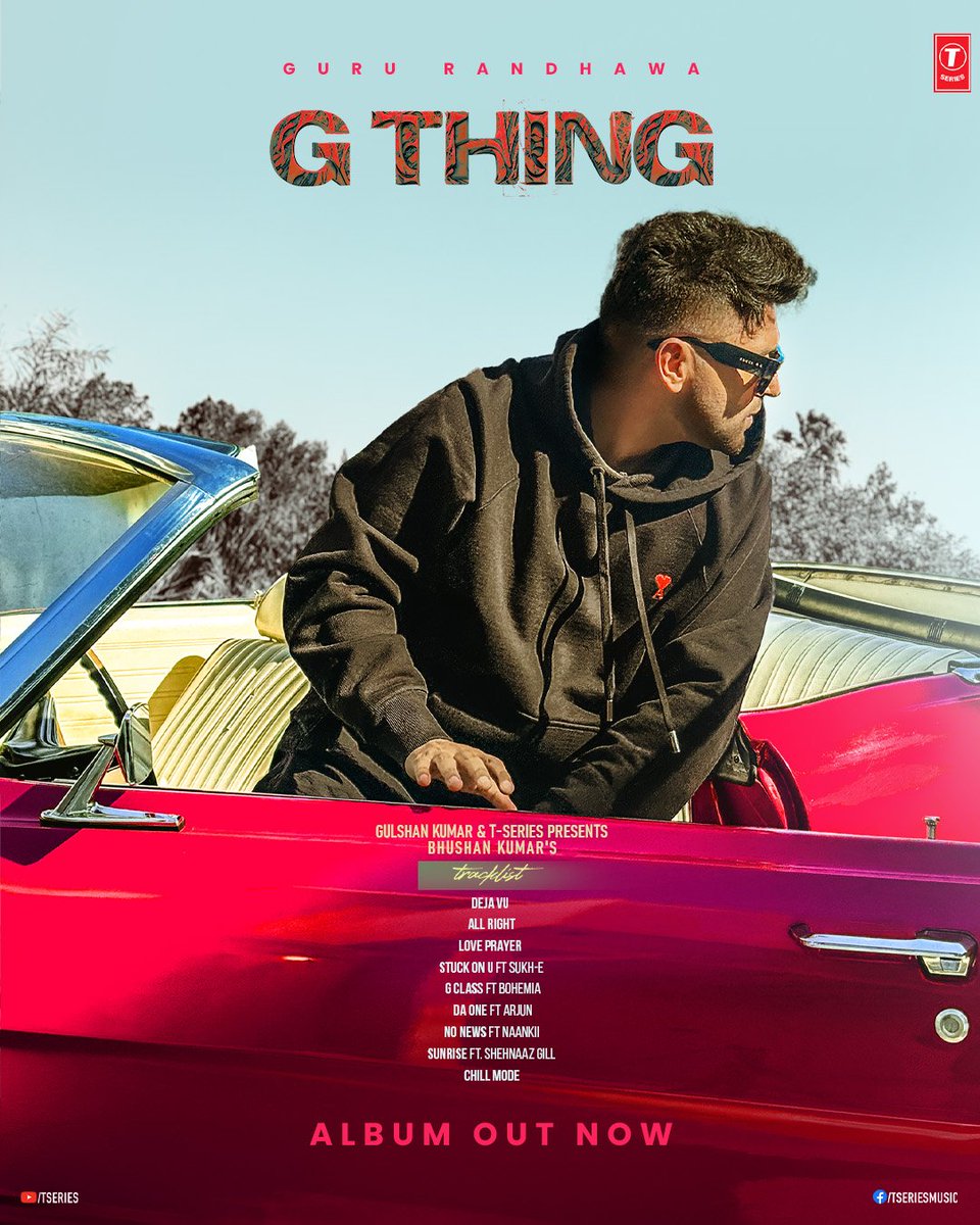 TSeries's tweet photo. Dive into the beats! #GThing album is out now – discover the magic with some incredible tracks.🔥🎶🔊

Streaming Now on All Platforms 🎧
https://t.co/tMYuniXHlR

#tseries #BhushanKumar  @guruofficial @iambohemia @raj_ranjodh @sanjoyd @fuadalqrize #TripBeats @SukheMuzical #Nagii @ArjunArtist #NanakiSingh @ishehnaaz_gill #DejaVu #AllRight #LovePrayer #StuckOnYou #GClass #DaOne #NoNews #Sunrise #ChillMode