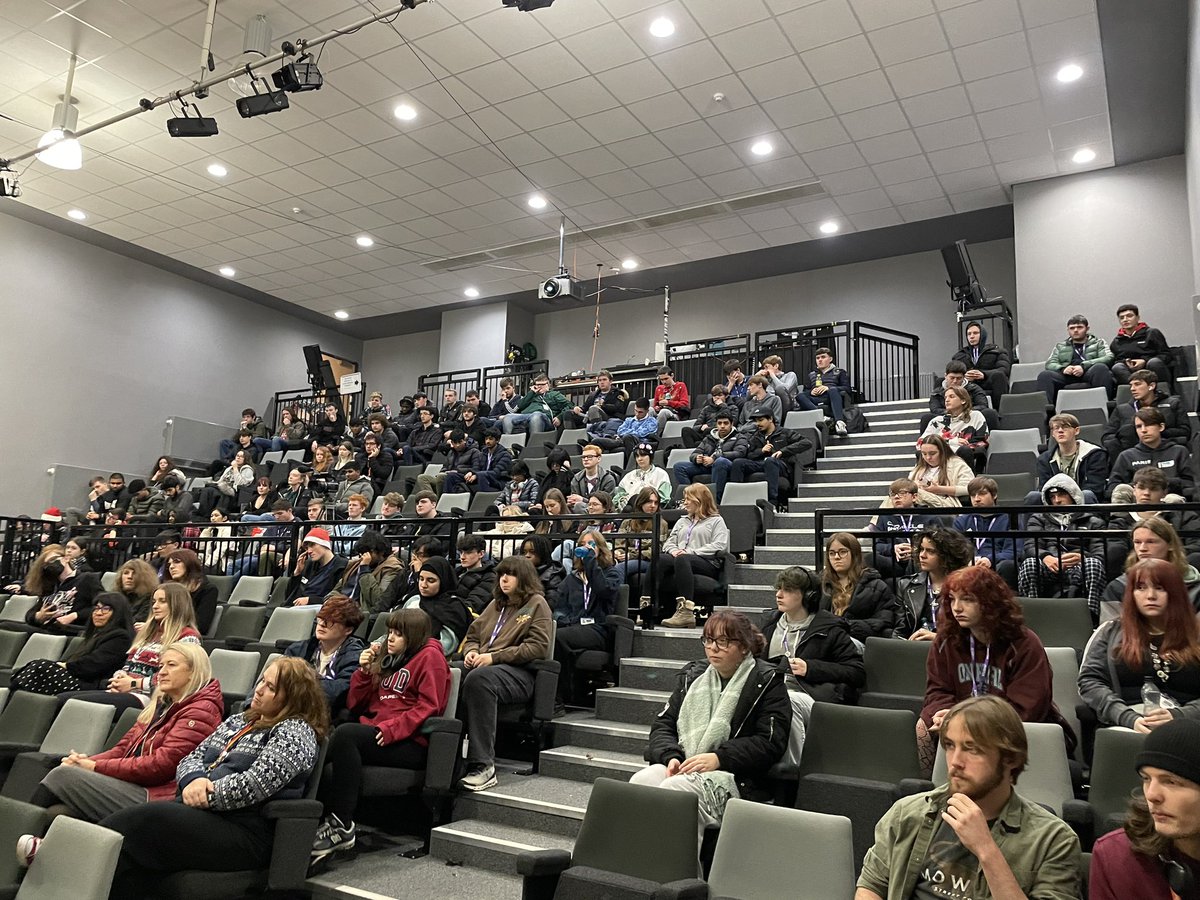 What a turn out for Jason Lee and Dylan Crowther from <a href="/d3tLtd/">d3t</a> talk on Careers in the Gaming Industry!Thank you so much for the inspirational presentation,engaging an entire theatre full of students and for generating some really insightful questions from a room full of teenagers!