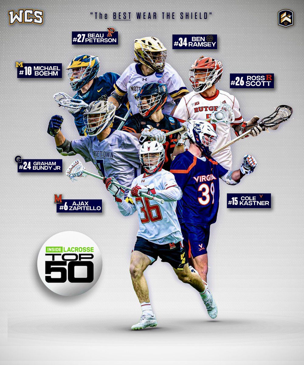 Huge congratulations to our alums who were selected as Top 50 NCAA 🥍 players in the country! A truly remarkable feat, we are so proud of these guys and hope they crush this spring season!