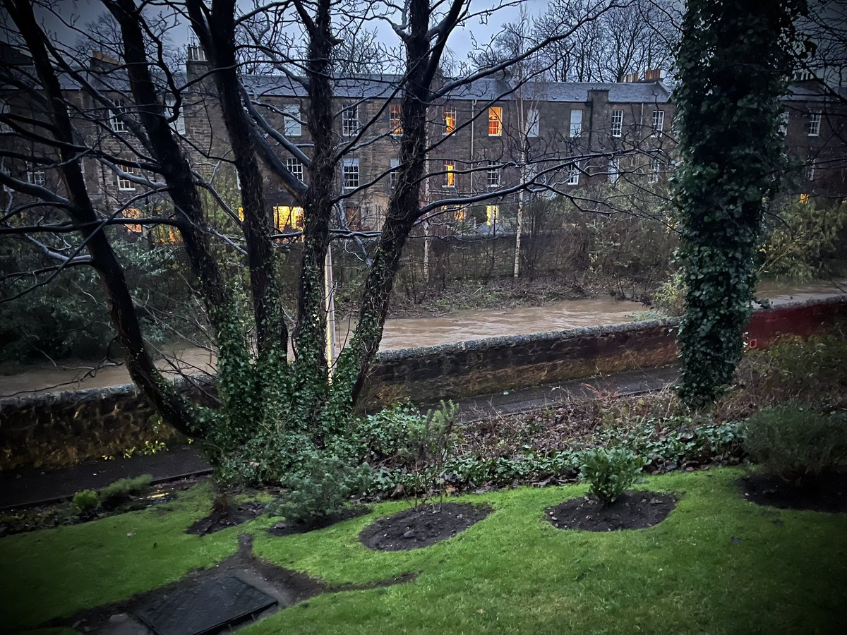 Dusk on the river… #WaterOfLeith #WorkingFromHome