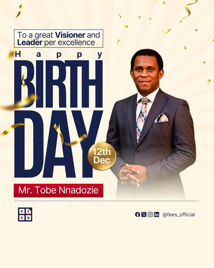 Happy birthday to a visionary leader and paragon of excellence! @TNnadozie 🤩

Your unwavering commitment to to innovation inspires us all. Here's to another year of remarkable achievements! 🎉🎂 

#excellence #leadershipbyexample  #visionaryleadership #birthdaycelebration