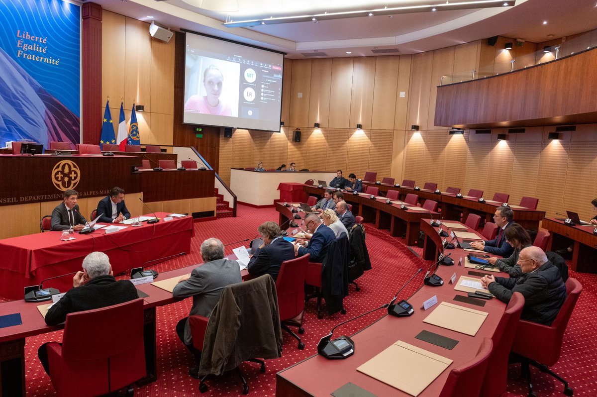 Le dernier Comité syndical du <a href="/Smiage06/">SMIAGE Maralpin</a> de l’année a été l’occasion d’adopter des points en lien avec le passage de la Tempête Aline, le 20 octobre dernier.

J’ai tenu à informer les membres du Comité syndical de la présentation de notre dossier de labellisation du dispositif