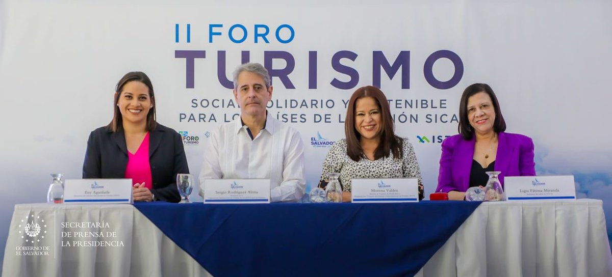 #SegundoForoDeTurismo | El Gobierno de El Salvador desarrolla el II Foro Turismo Social, Solidario y Sostenible para los países de la región <a href="/sg_sica/">SICA - Sistema de la Integración Centroamericana</a>. #SecretaríaDePrensa