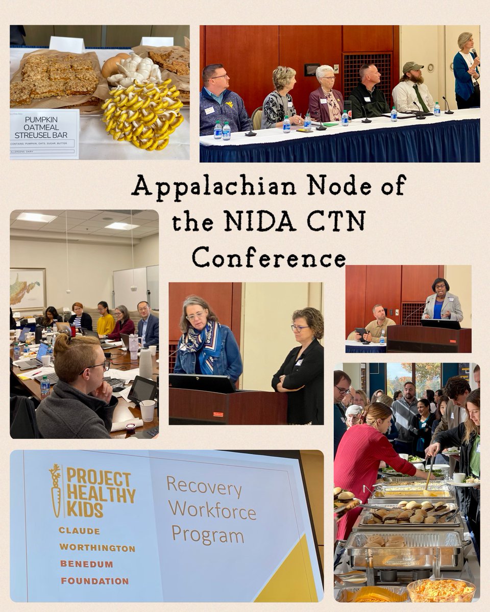 My last week at WVU we hosted a NIDA CTN Appalachian Node conference to share scientific findings & collaborate with community partners to find solutions. #NIDAScience #AODtxWorks #ATTC