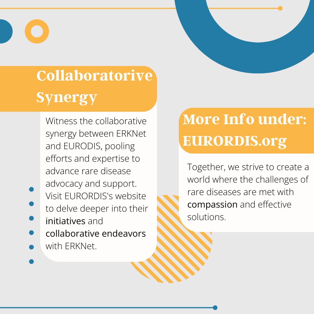 🌟 Door number 12: EURORDIS 🌟

Explore their visionary mission to empower those affected by rare diseases. 💙
Witness the collaboration between #ERKNet and #EURORDIS, as we join forces to reshape the landscape of #RareDiseaseAdvocacy. 🗝️

Learn more under eurordis.org