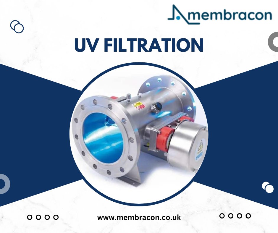 #UV filtration is a #chemical-free method of #water #disinfection that uses #ultraviolet light to kill harmful #bacteria, viruses, and protozoa.
#WaterFiltrationSystem #watertreatment #waterpurifier #membracon #waterindustry #WaterFilterTechnology