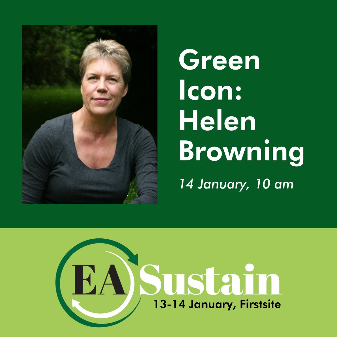 Our very own Helen Browning will be appearing in conversation with <a href="/wigsandwords/">Sarah Langford</a> at EA Sustain festival

She'll be discussing the changes she's witnessed in farming, nature, politics, enviromentalism and agri-business during the past 40 years

Tickets 🎫 easustain.com