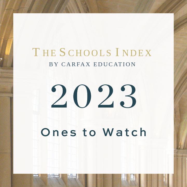 ONES TO WATCH | We are delighted to share that St Leonards has been named as “one of the top 25 schools to watch (worldwide)” by @Carfaxedu! #StLeonards #OurSchoolCommunity #OnesToWatch #TheSchoolsIndex