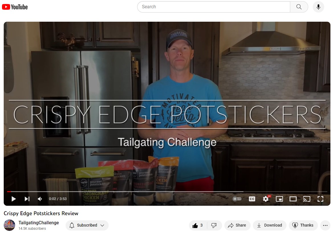Curious to learn more about Crispy Edge Gourmet #Potstickers?  Check out this review from
<a href="/TailgatingChall/">Tailgating Challenge ®️</a>!  Enjoy!