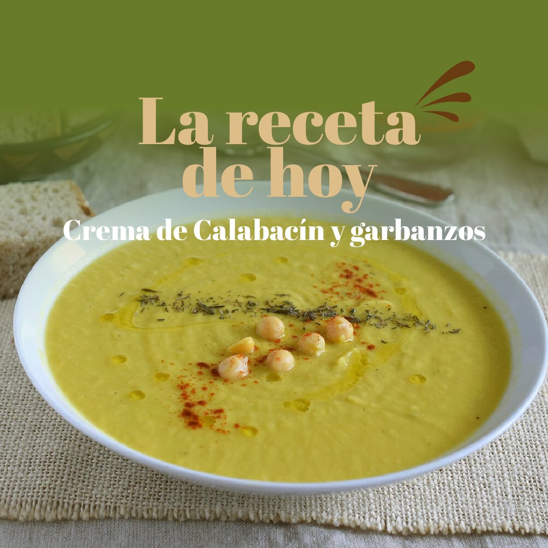 Comer_Legumbres's tweet photo. 🥣 La crema de calabacín es un clásico que se repite en todos los hogares con ligeras variaciones.

Hoy, te proponemos una variación perfecta para un resultado suave, delicioso y más completo nutricionalmente: ¡una crema de calabacín y #garbanzos! 💯
https://t.co/YIsoQr68Vr https://t.co/RbwR2AkAkT