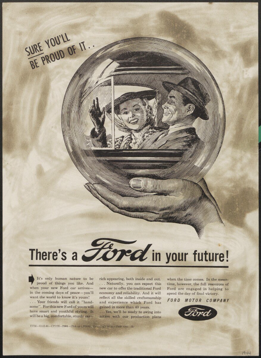 Mark Truby (@mtruby) on Twitter photo Today marks 80 years of @ford and <a href="/WPP/">WPP</a> partnership.  Here is one of the first ads. It holds up! Today marks 80 years of @ford and <a href="/WPP/">WPP</a> partnership.  Here is one of the first ads. It holds up!