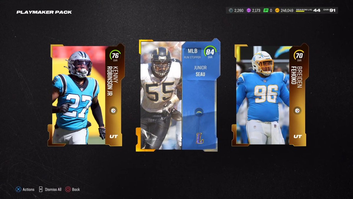 MarcosDL55's tweet image. Lvl44 Field Pass reward... this is a joke hahahaha @EAMaddenNFL #MUT24