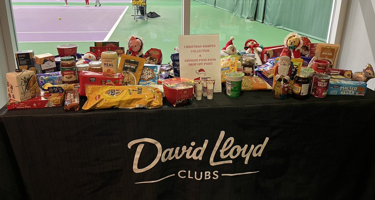 Vinay Manro (@vinaymanro) on Twitter photo A huge thanks to <a href="/DavidLloydUK/">David Lloyd Clubs</a> Swindon members for all their donations which will help <a href="/FoodSwindon/">Swindon Food Collective</a> support Swindon residents through Christmas. A huge thanks to <a href="/DavidLloydUK/">David Lloyd Clubs</a> Swindon members for all their donations which will help <a href="/FoodSwindon/">Swindon Food Collective</a> support Swindon residents through Christmas.
