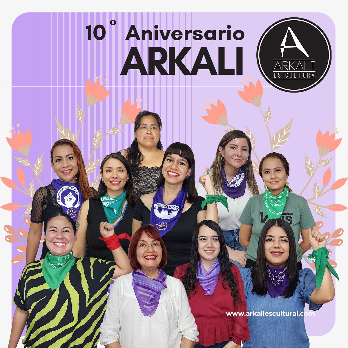 ArkaliEsCultura's tweet photo. ¡ESTAMOS DE FIESTAAAA! 🥳

Y queremos compartir con ustedes nuestra alegría. 💚💜

🎊¡Celebramos 10 años de ARKALI!🎉
El gran festejo será con pastel, un encuentro de Escritoras que celebre la amistad, sororidad y complicidad entre mujeres y 10 actividades gratuitas para todes! https://t.co/qPIDewWNAY