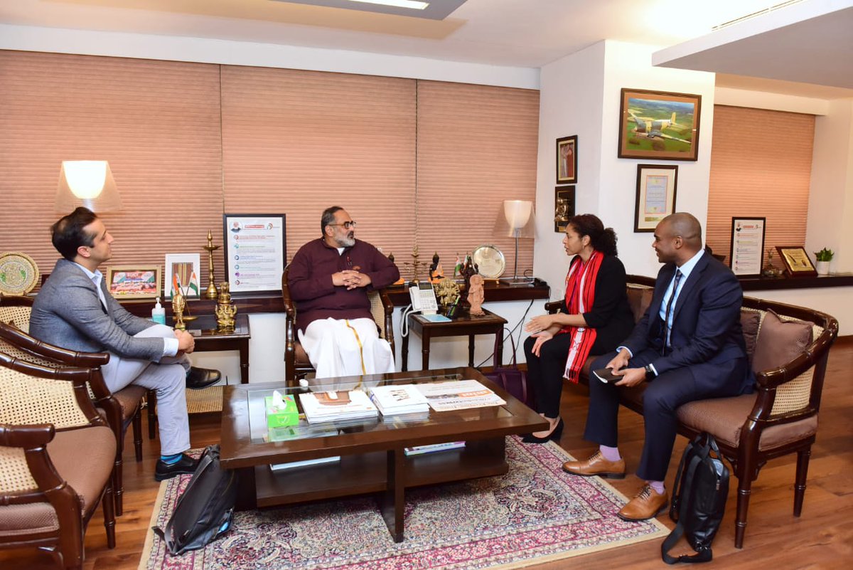 Rajeev Chandrasekhar 🇮🇳 (@rajeevrc_x) on Twitter photo Ms. Anna Adeola Makanju <a href="/annaadeola/">Anna Adeola Makanju</a>, Global Head - Public Policy, Mr. James Hairston, Head of International Policy & Partnerships and Mr. Rishi Jaitly <a href="/jaitly/">Rishi Jaitly</a>, Senior Advisor, India <a href="/OpenAI/">OpenAI</a> called on me today in New Delhi. Ms. Anna Adeola Makanju <a href="/annaadeola/">Anna Adeola Makanju</a>, Global Head - Public Policy, Mr. James Hairston, Head of International Policy & Partnerships and Mr. Rishi Jaitly <a href="/jaitly/">Rishi Jaitly</a>, Senior Advisor, India <a href="/OpenAI/">OpenAI</a> called on me today in New Delhi.