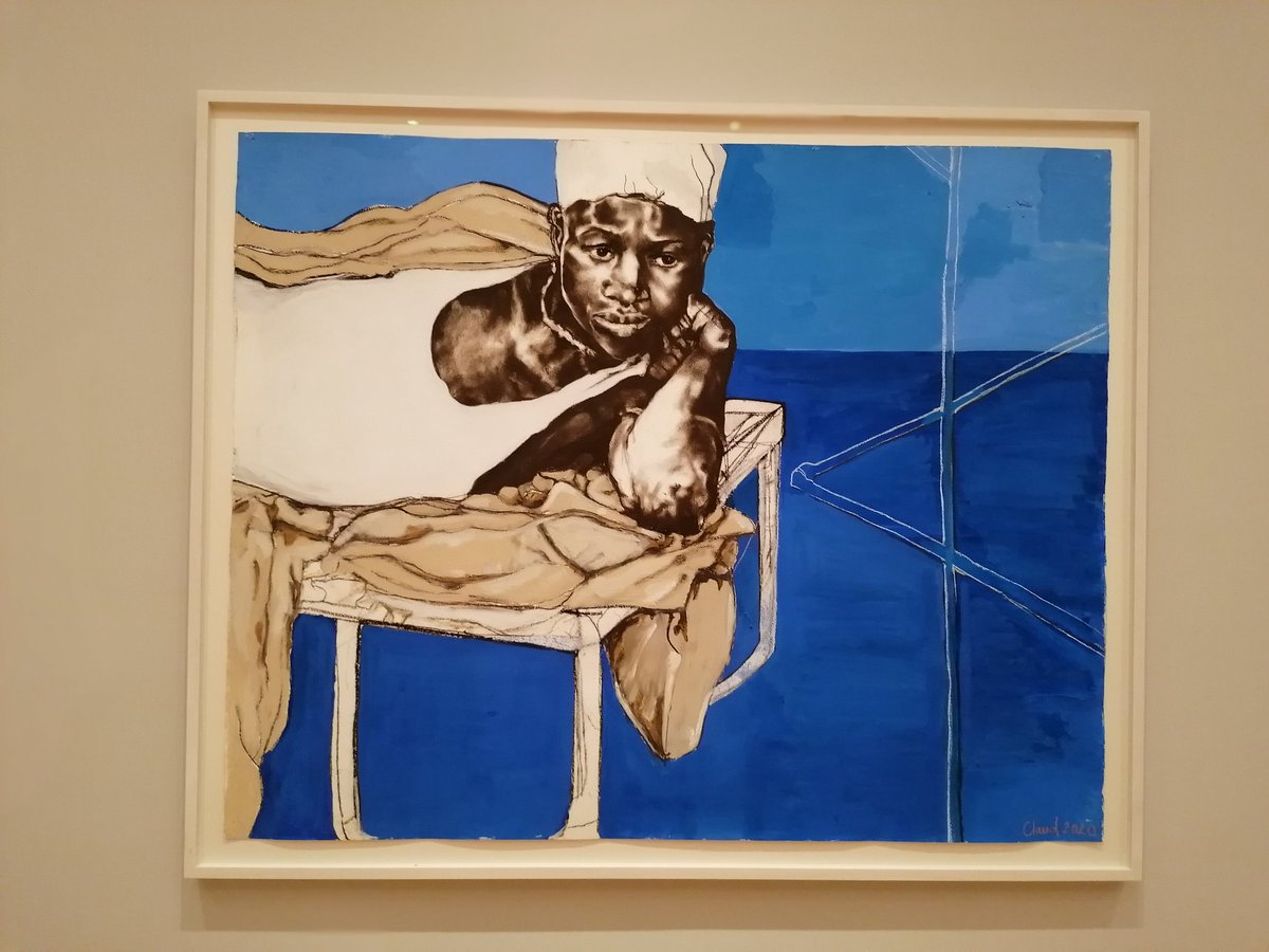 steampacket's tweet image. Loving the current exhibition at the Courtauld, Claudette Johnson 'Presence'.