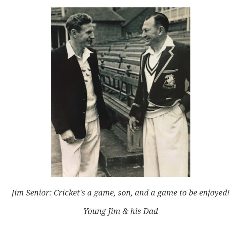 @Athersmike in @TimesSport on Jofra Archer Reminded me of what Jim Senior said to Young Jim