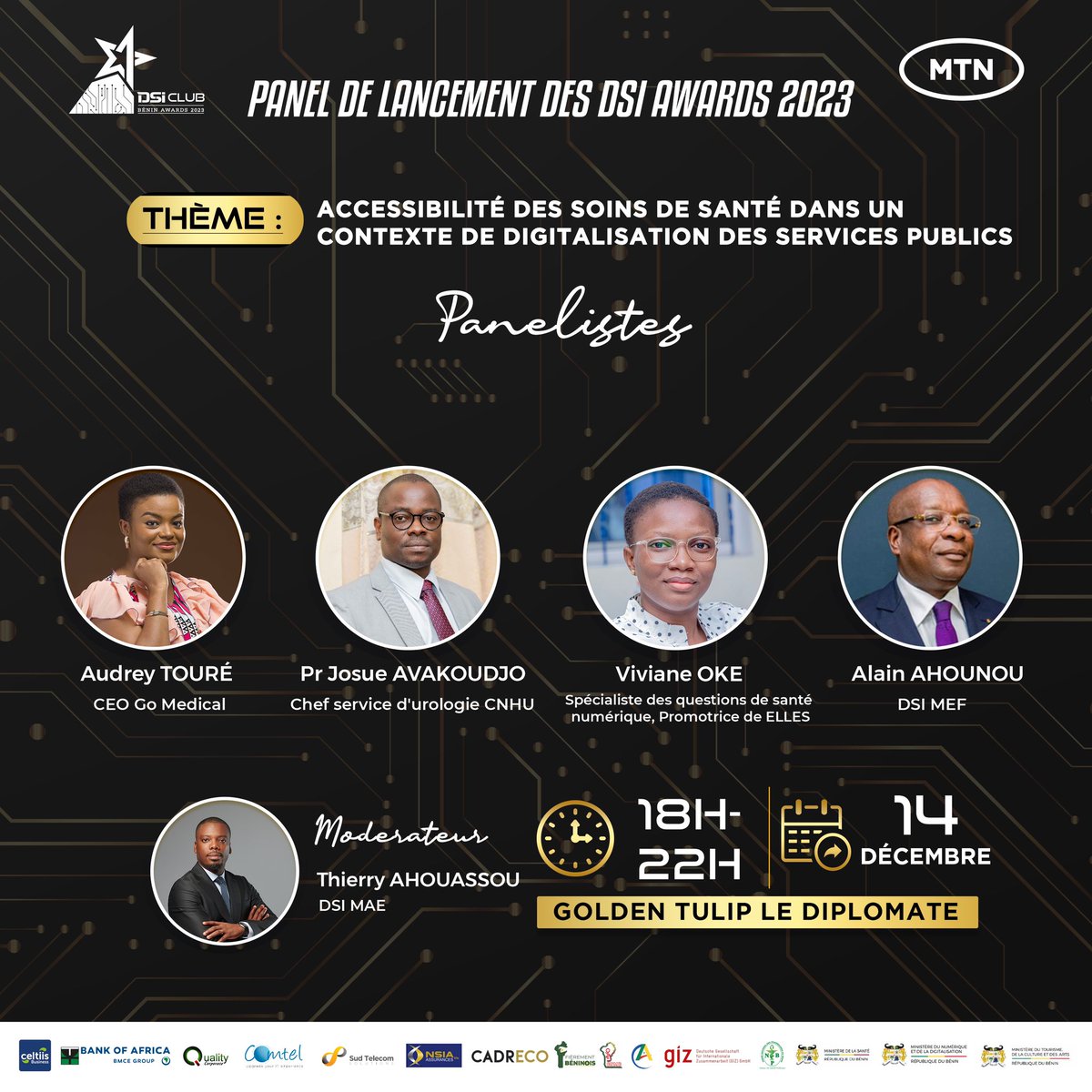Dans quelques heures, la troisième édition des DSI AWARDS sera officiellement lancée. 

La cérémonie débutera avec l’afterwork des décideurs, incluant le panel de lancement, ce jeudi 14 décembre 2023, à partir de 18H00.

‼️ INSCRIPTION OBLIGATOIRE ‼️

#clubDSI #DSIAWARDS