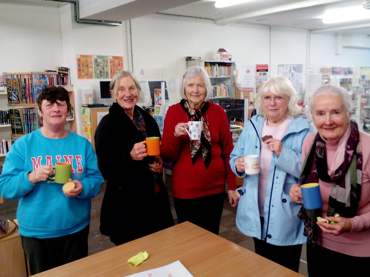 corkcolibrary's tweet photo. Libraries are for everyone – A photo montage of recent events in #Macroomlibrary.
Macroom Book Club discuss their latest book choice ‘It Could never Happen Here’. Music Morning attendees enjoy refreshments at the interval of the Christmas Music Selection.
@LibrariesIre #LIW23 https://t.co/owukkxozX6