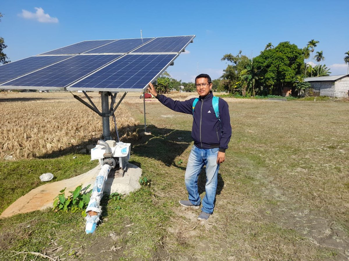 Details about Pradhan Mantri Kisan Urja Suraksha evem Utthan Mahabhiyan (PM KUSUM) Scheme in India.
This scheme is for farmers for installation of solar pumps in rural areas 

vikaspedia.in/energy/policy-…