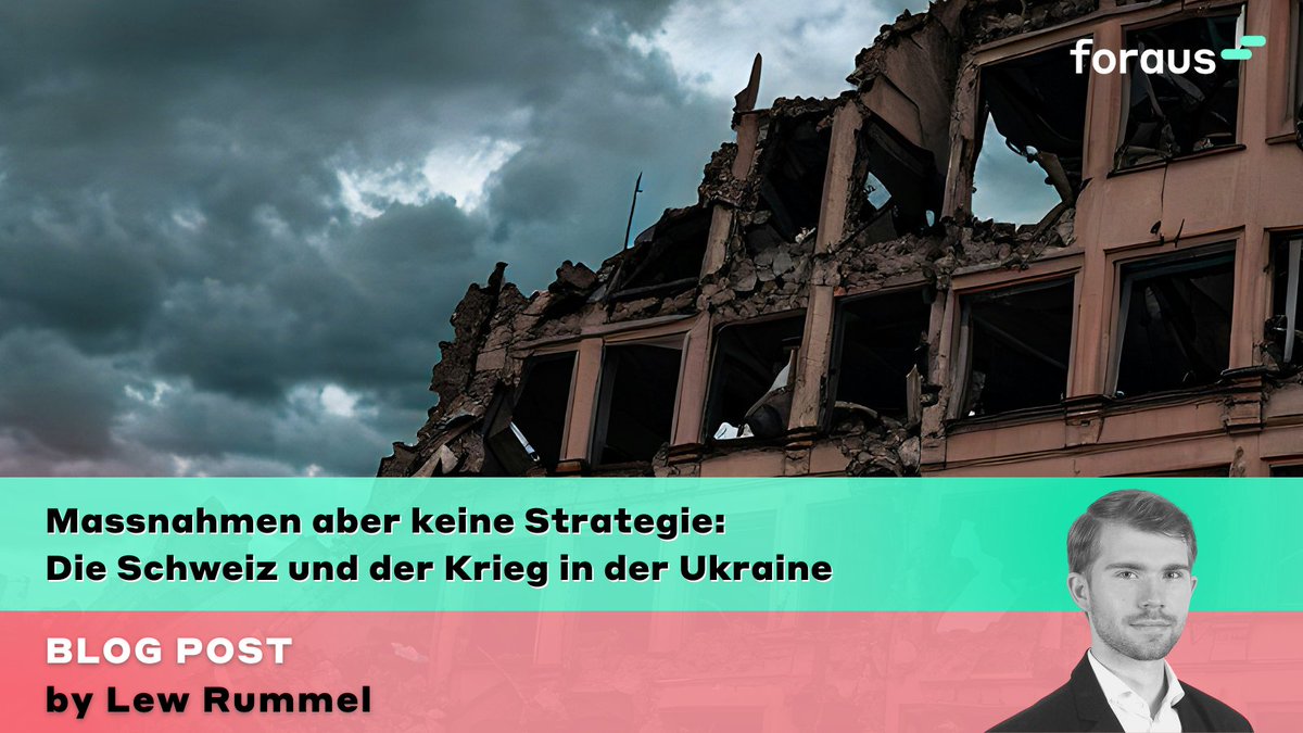 🇺🇦 🇨🇭 Solidarität mit Grenzen: Der jetzige Schweizer Balanceakt im Ukraine-Konflikt reicht nicht aus. Im neuesten foraus Blog verkündet unser Autor sein Plädoyer für eine kohärente Strategie zur Stärkung der ukrainischen Zivilgesellschaft. Zum Blog 👉 bit.ly/3GLb2nr