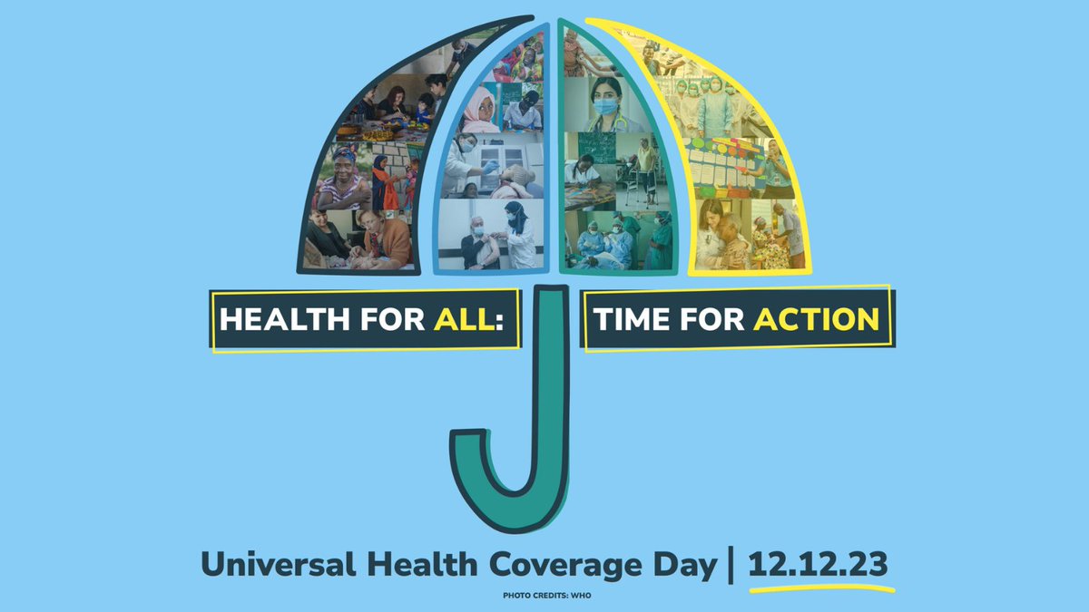 Happy #UHCDay to you all! 🎉Today, let’s unite to urge world leaders to move from commitment to ACTION toward #HealthForAll🎯