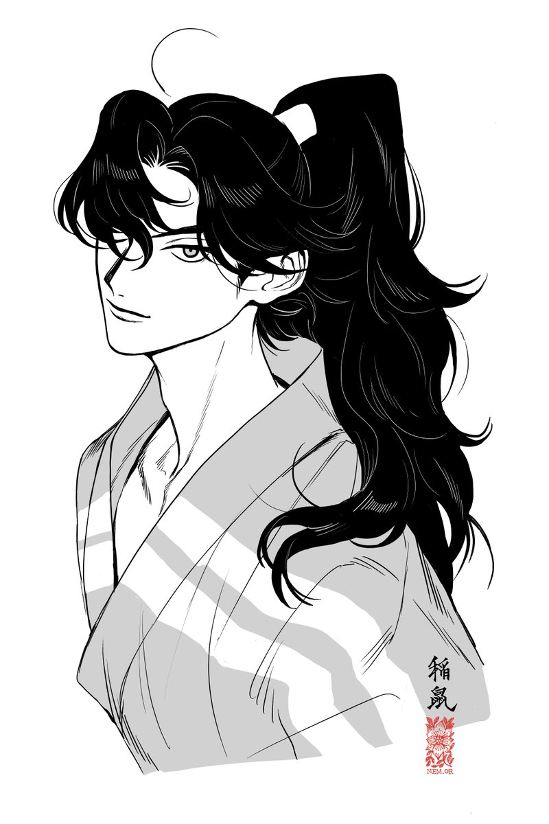 絵チャで描いた山田利吉さん