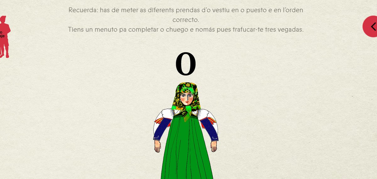 'O vestiu ansotano'. O chuego interactivo (pa pantallas grans) en aragonés d'o Museu d'o vestiu ansotano de <a href="/TurismoAnso/">Turismo Ansó</a> 😍 
thisisburo.com/vestiu-ansotan…