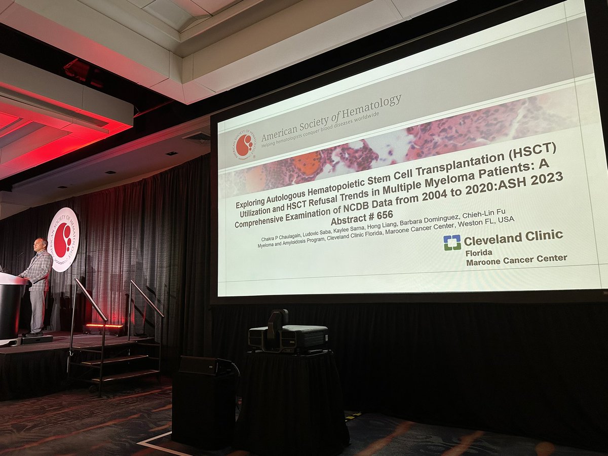 Thrilled to have been part of the incredible #ASHConference 🩸in San Diego! Grateful for the opportunity to present our team's work on MM, plasmacytoma, and lymphoma. Huge thanks to my mentors, Dr. Fu and @ChaulagainMD ! 🙏 @CleveClinicFL