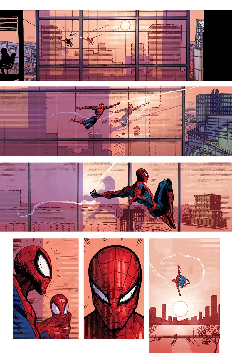 A page from Spine-Tingling Spider-man #4. pencils inks and colors by me! #spiderman @Marvel