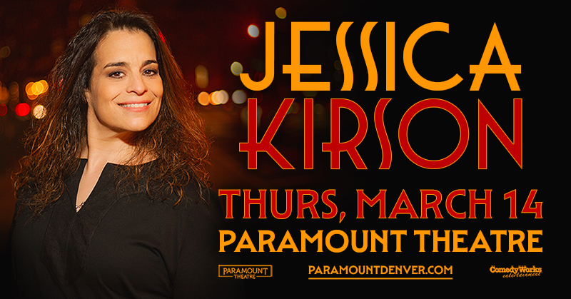 JUST ANNOUNCED: @JessicaKirson is coming to Paramount Theatre on March 14! Sign up for our weekly newsletter by EOD on 12/12 to receive a venue presale code. 🔗: paramount.events/23EmailSignupTW General tickets go on sale Friday, 12/15 at 10AM. 🎟️: tix.paramountdenver.com/24JessicaKirso…