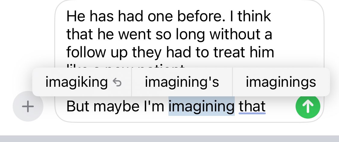 Ever since the latest iPhone update, my phone keeps making the squiggle and suggesting misspelled words to me. Why?!?