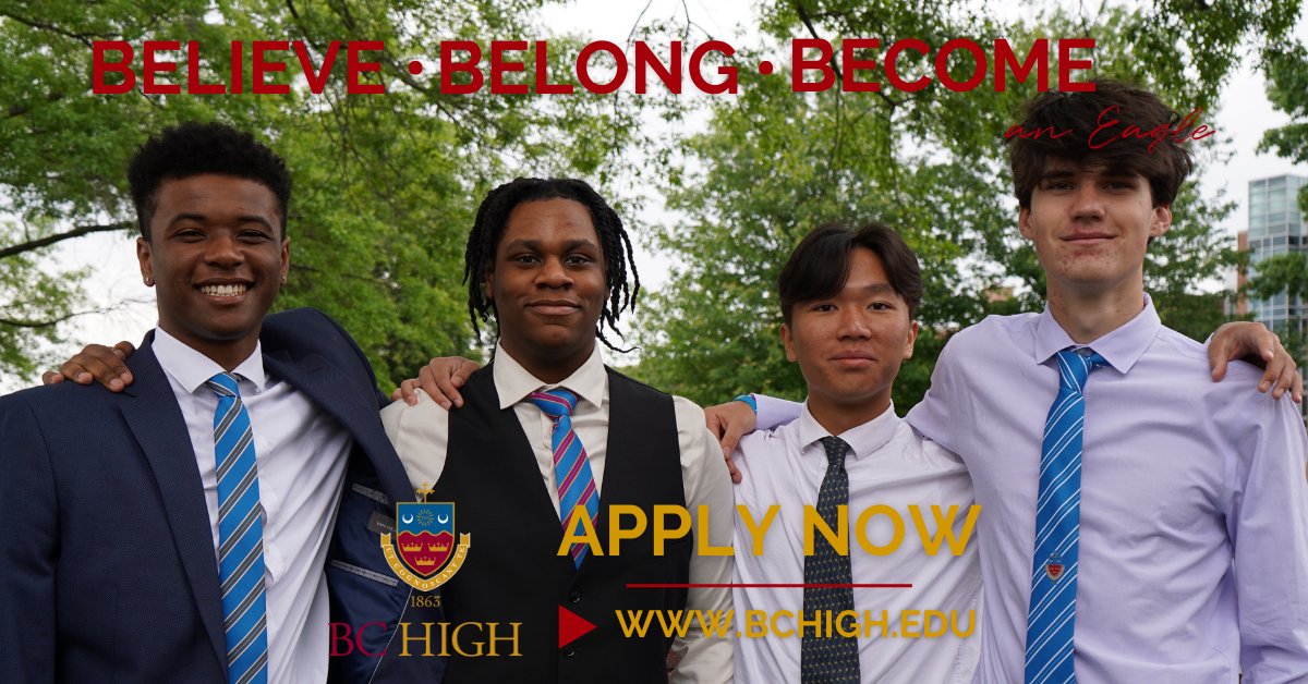 Believe • Belong • Become an EAGLE! Apply now to BC High 🦅 bchigh.edu