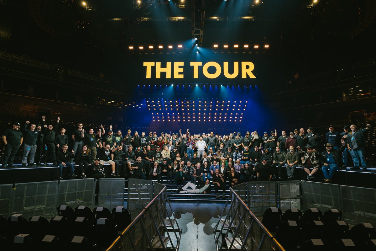 We cannot begin to describe how lucky we are to have this crew. The constant dedication, attention to detail, and heart that they put into this show each night is beyond words. To have such a wonderful group behind us means the world. The success of #THETOUR would be nowhere