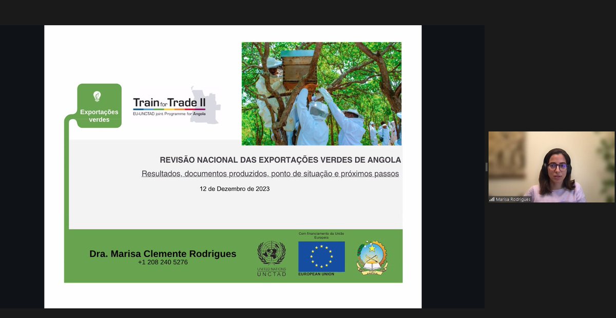 PAkiwumi's tweet image. (1/2) Achieving lasting impact in #Angola 🇦🇴: Today @UNCTAD held a meeting with #Angolan partners on the next steps for #apiculture development 🐝&amp;amp; #honey 🍯exports. 

@UEemAngola
@OnuAngola